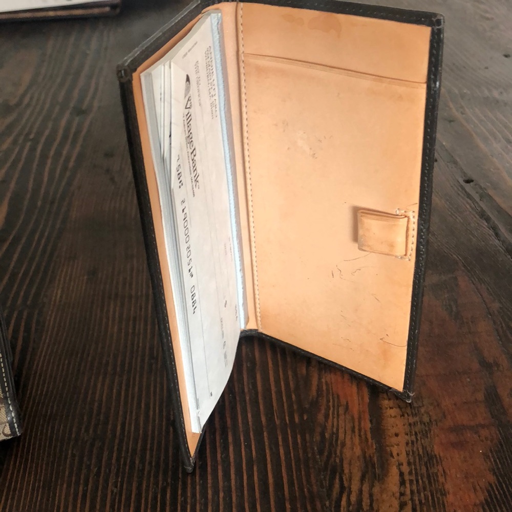 Signature Coach Matching Wallet & Check Book - image 7